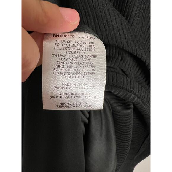 Anthropologie Hutch Black April Cutout Tie Front A-Line Sleeveless Dress Size M - Picture 9 of 9